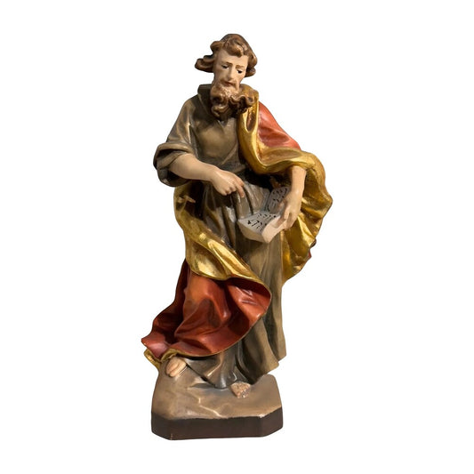 Polychrome and Gilded Wooden Statue St. Benjamin of Persia | Dolfi