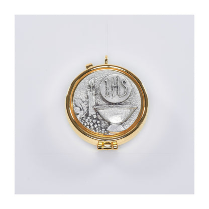 IHS, Grapes & Candle 15 Capacity Pyx