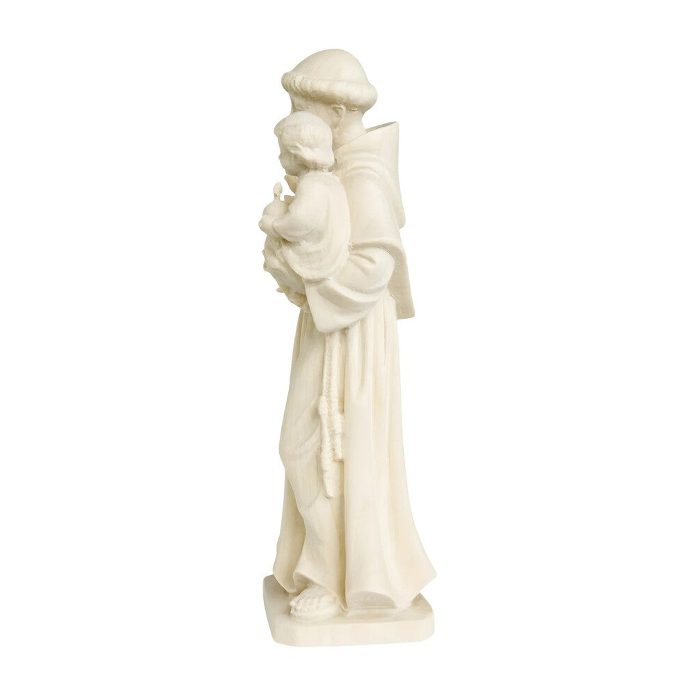 Saint Anthony of Padua and Infant Jesus statue carved in wood