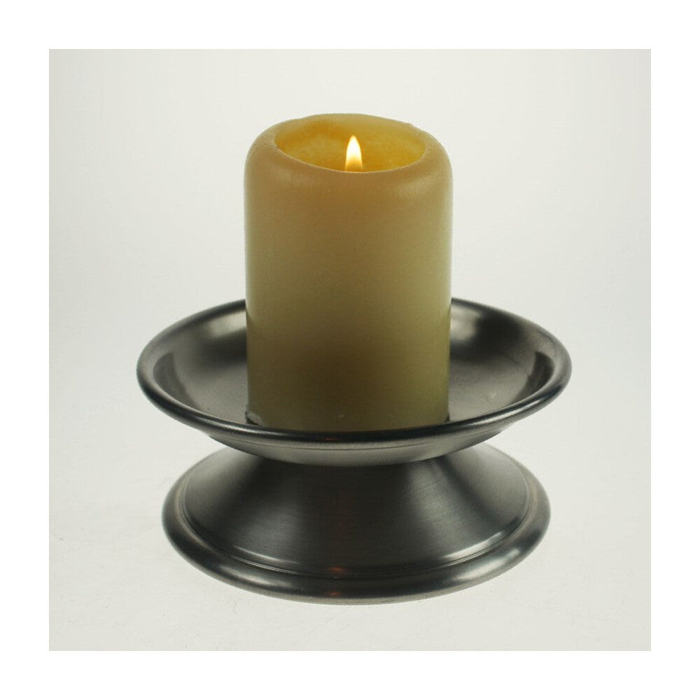 Medieval Antique Finish Pewter Candle Holder