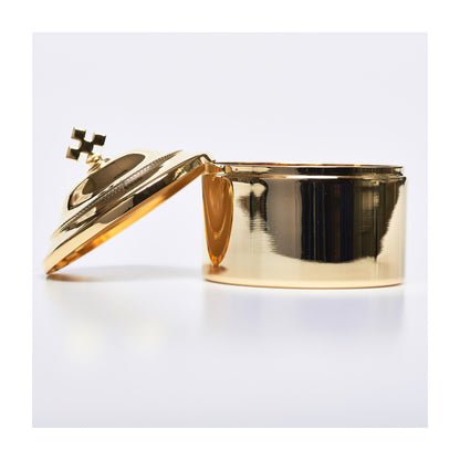 3 1/2" Diameter Gold Plated Host Box