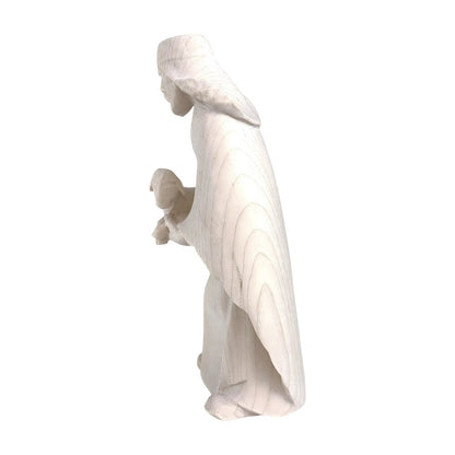 Shepherd with Lamb in Maple Wood