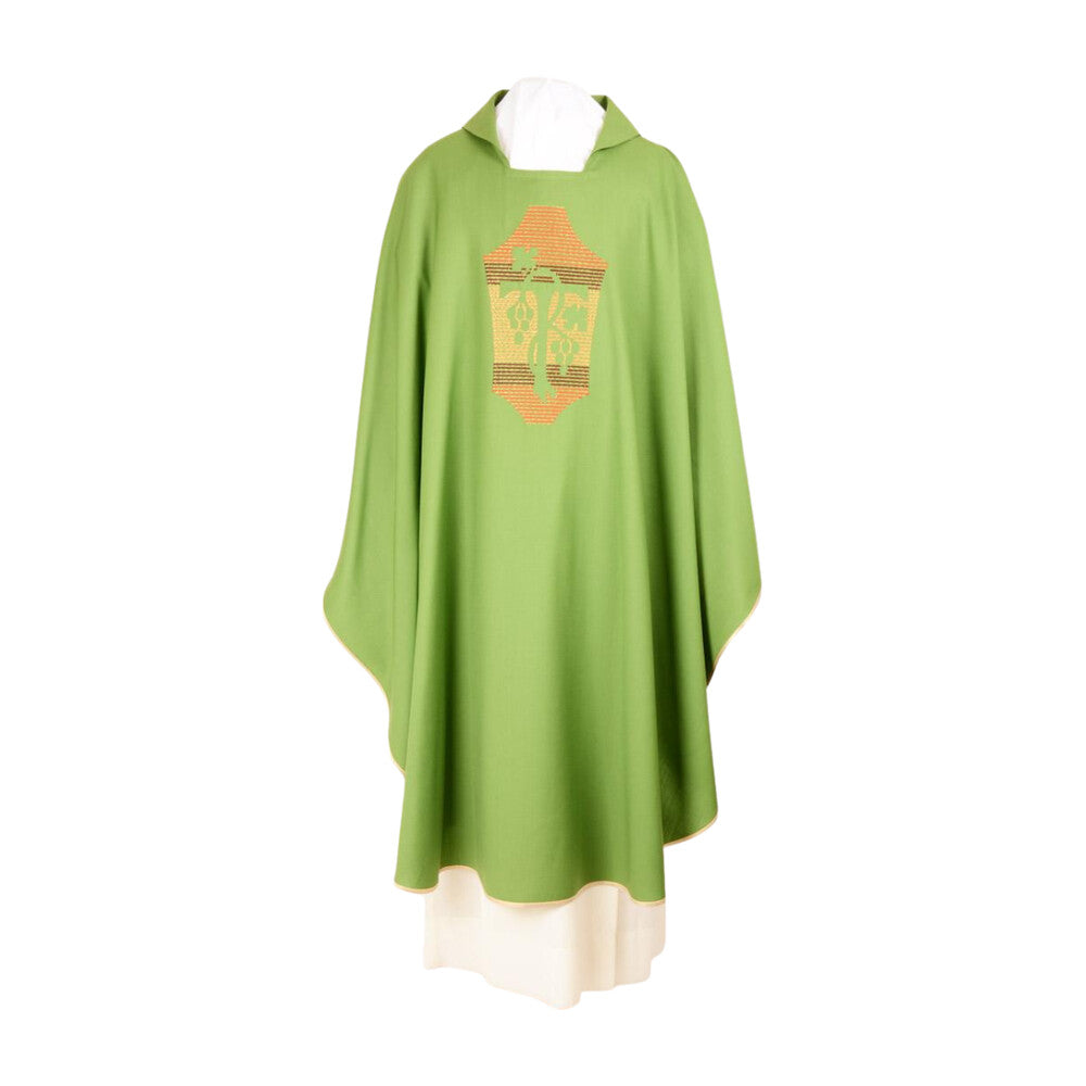 Pure Wool Concelebration Grapes Chasuble - Available in 4 Liturgical Colours
