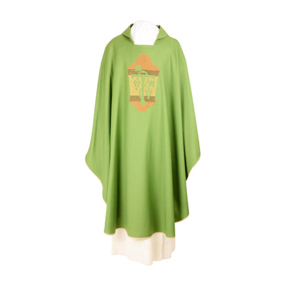 Pure Wool Concelebration Grapes Chasuble - Available in 4 Liturgical Colours