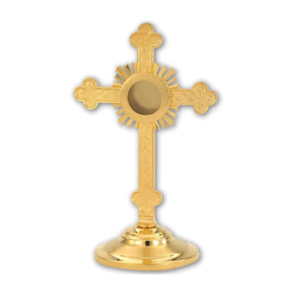 9 1/8" Gold Plated Reliquary