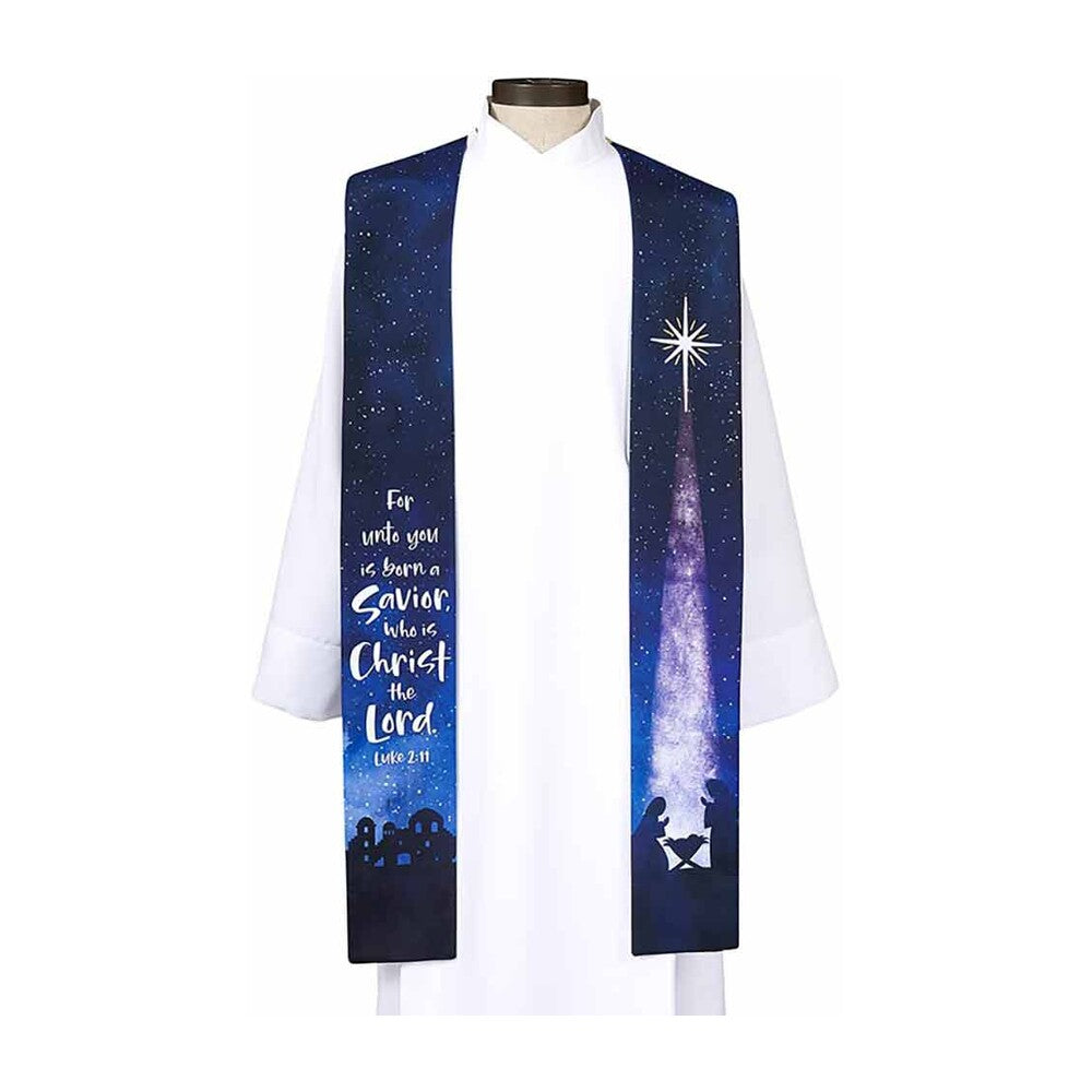 A Saviour Is Born Overlay Stole
