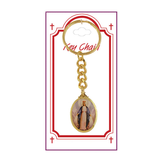 OL of Grace Gold Plated Key Chain