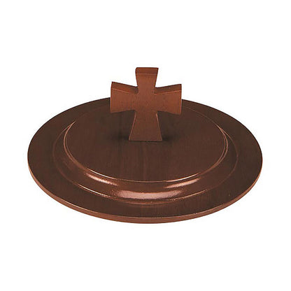 Walnut Stain Wood  Stacking Bread Plate Lid