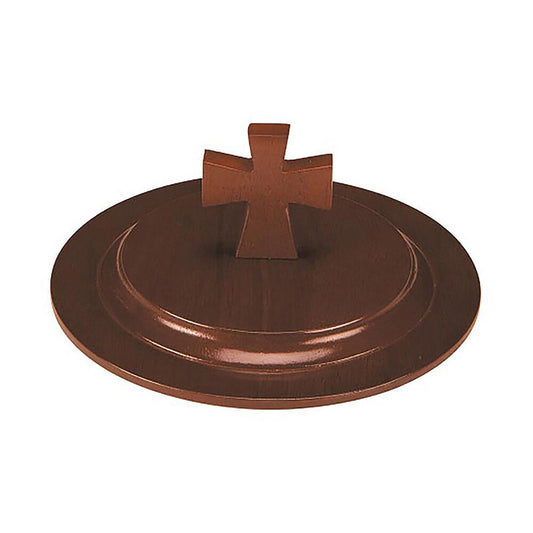 Walnut Stain Wood  Stacking Bread Plate Lid