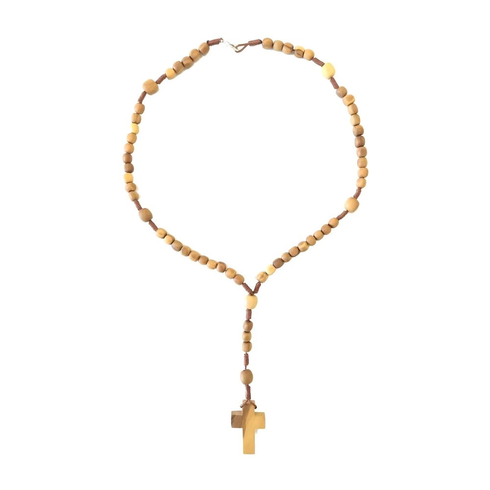 Handmade olive wood rosaries 14 inch