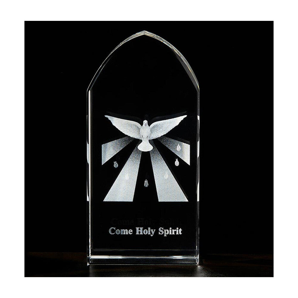 Confirmation Etched Glass Stand