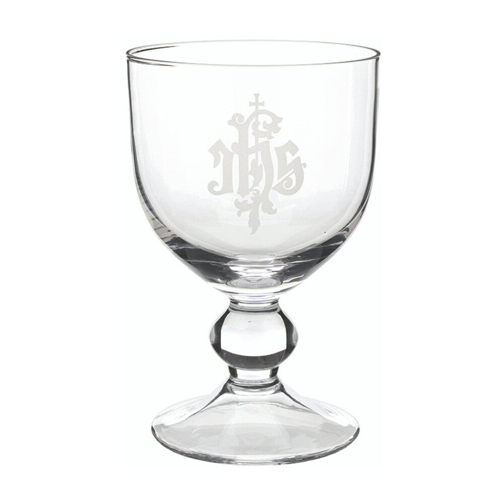 IHS Glass Chalice & Bowl Set