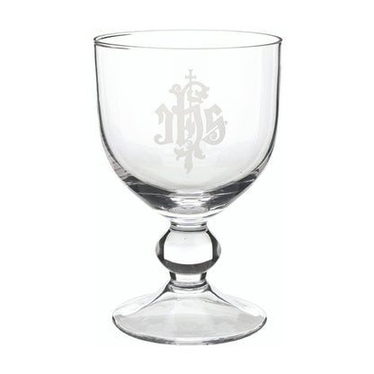 IHS Glass Chalice & Bowl Set