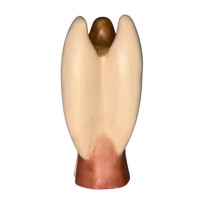 Guardian Angel with Children: Maple Wood Sculpture from Val Gardena