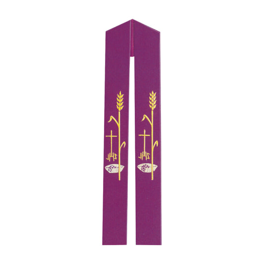IHS Wheat & Grapes Overlay or Deacon Stole