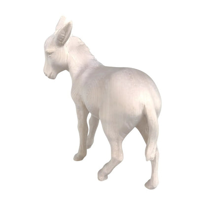 Standing Donkey in Maple Wood