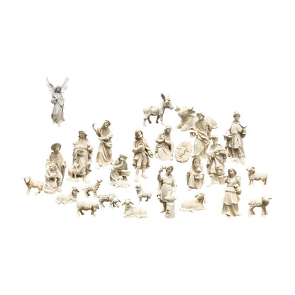 Complete 26pc Nativity Scene Without Stable