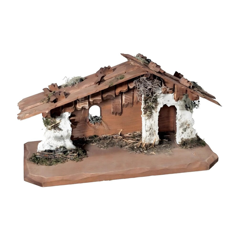 Artisan Rustic Stable for Christmas Nativity Scenes