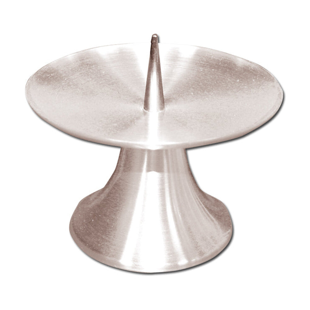 Altar Candlestick - Brass or Silver Plate