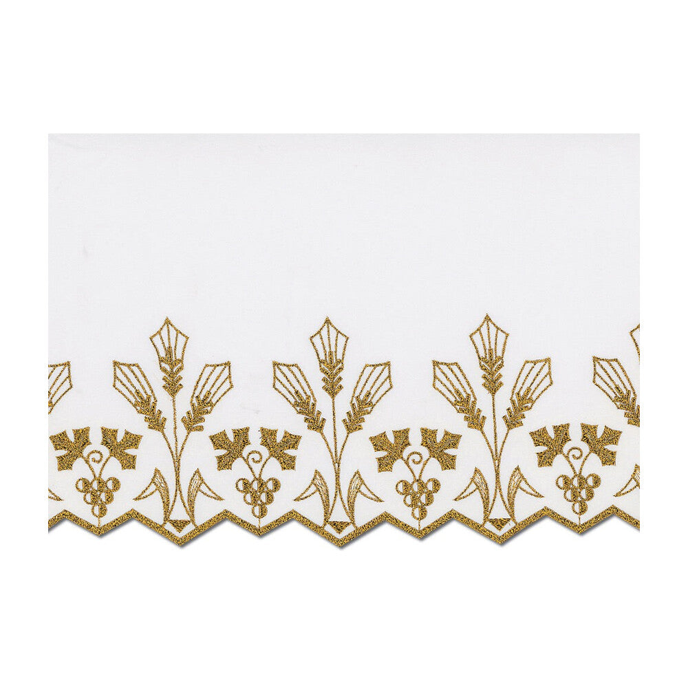 Gold Metallic Embroidered Altar Cloth - Design BV5008MG