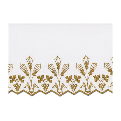 Gold Metallic Embroidered Altar Cloth - Design BV5008MG