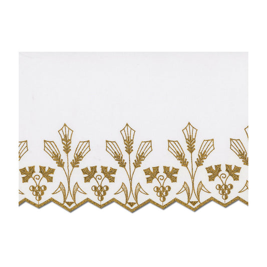 Gold Metallic Embroidered Altar Cloth - Design BV5008MG