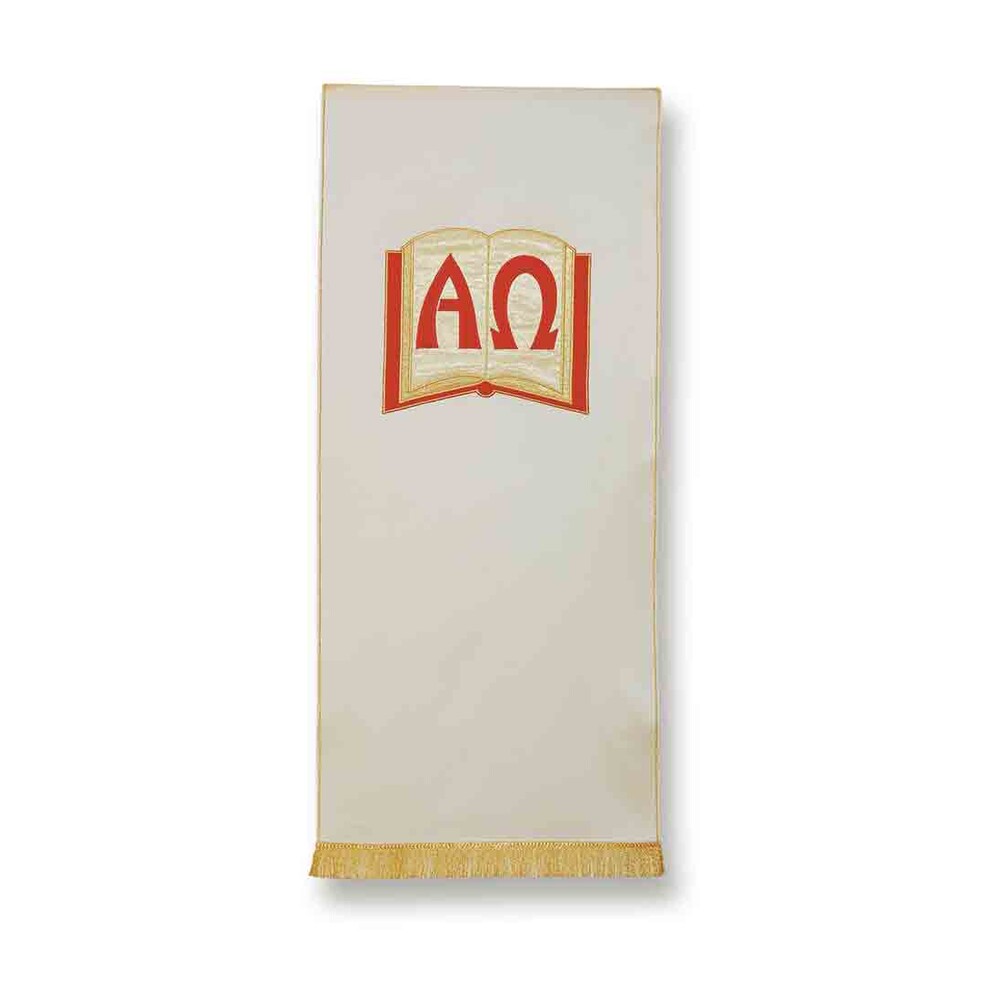 Alpha & Omega Lectern Hanging - Available in 4 Liturgical Colours