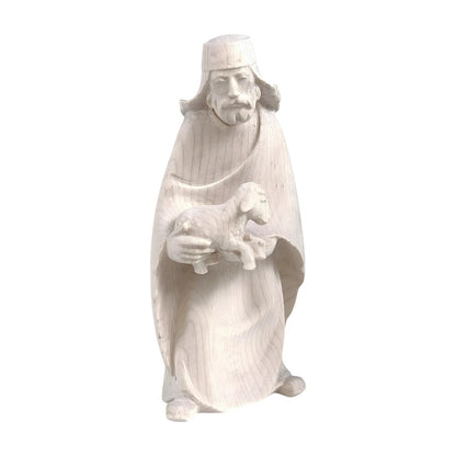 Shepherd with Lamb in Maple Wood