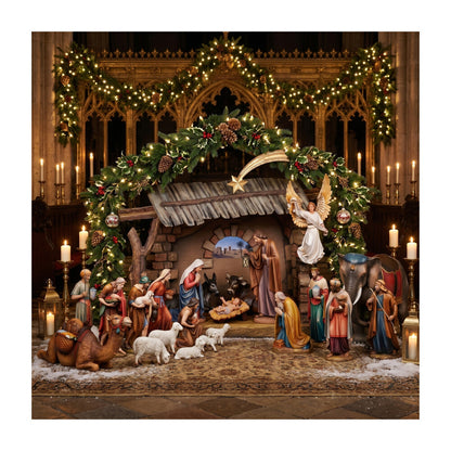 1902 Demetz Nativity Set