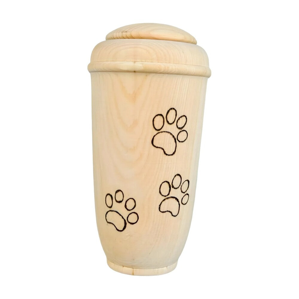 Maple Wood Mini Urn for Dogs, Val Gardena Craftsmanship