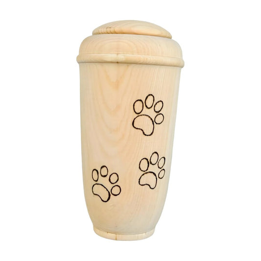 Maple Wood Mini Urn for Dogs, Val Gardena Craftsmanship