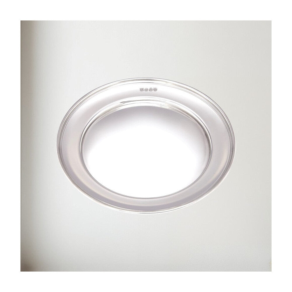 Medium Polished Finish Pewter Plate
