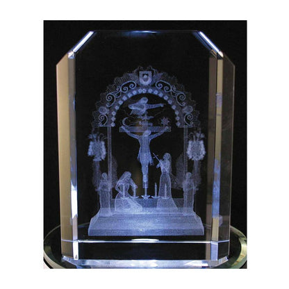 Laser Engraved Crystal Trinity