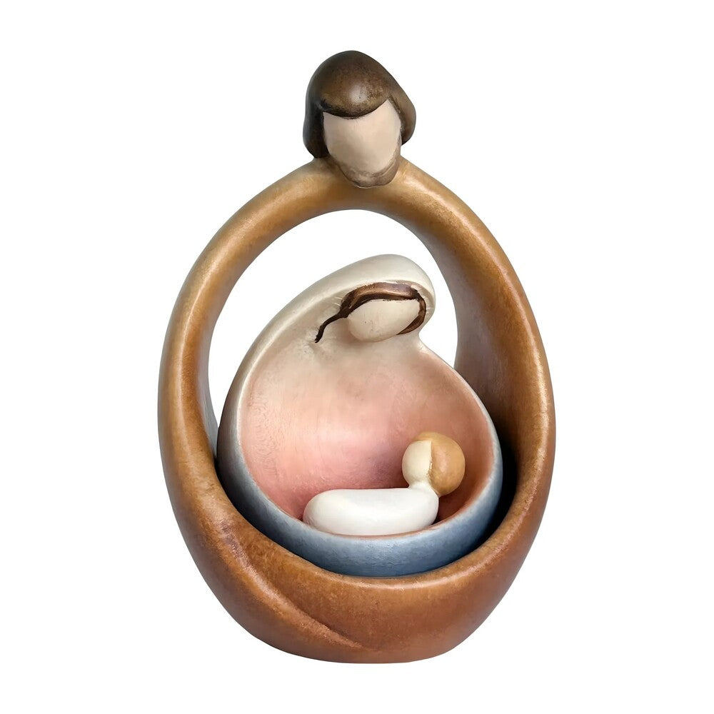 Sacred Family Modern Minimalist Nativity Scene - Wood Sculpture