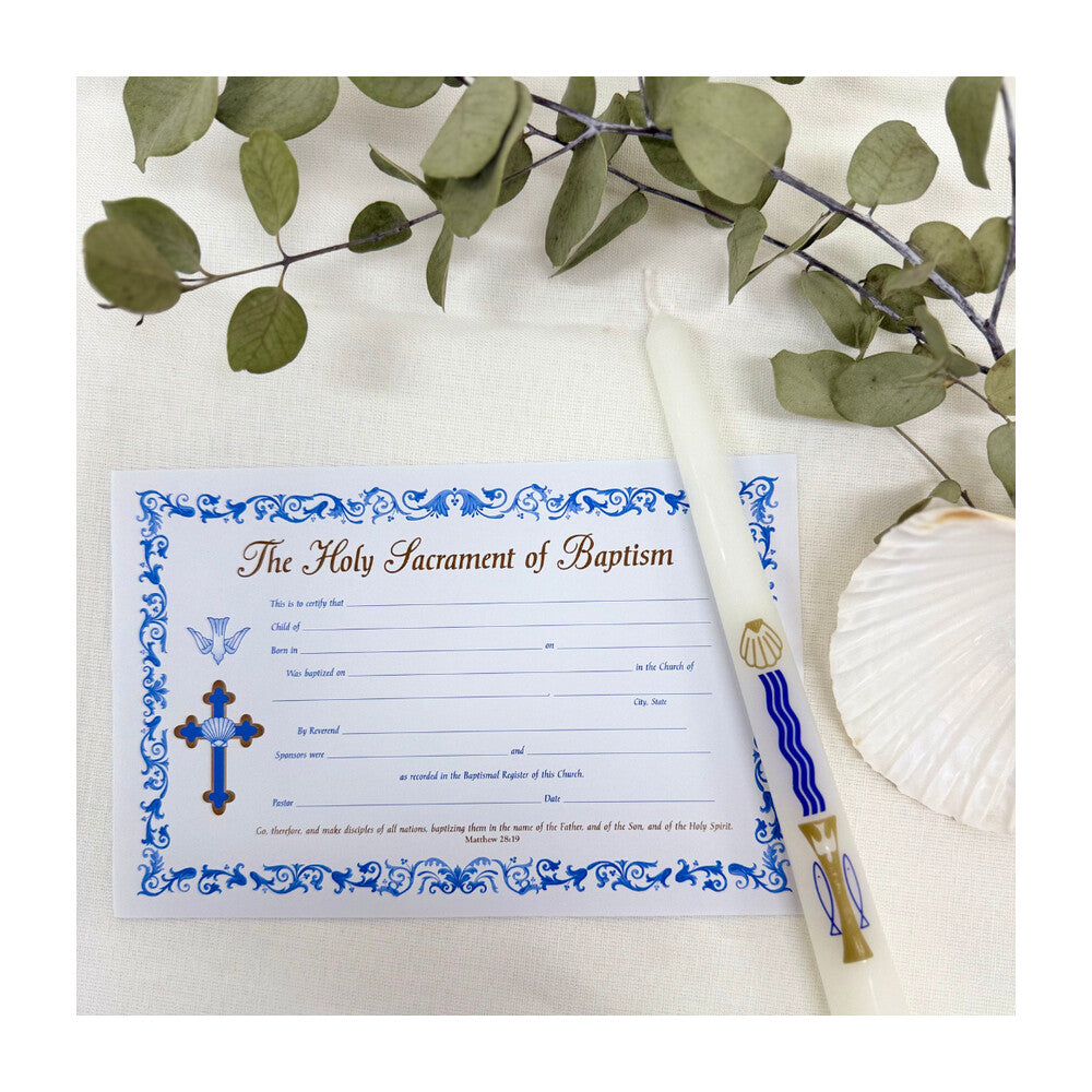Baptism by Water and The Holy Spirit Candle