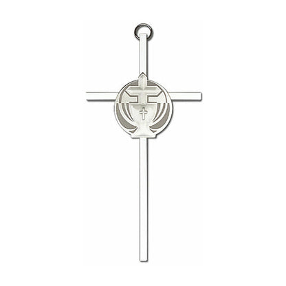 Communion 6" Metal Wall Cross 4695