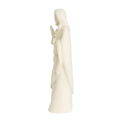 Modern Wooden Sacred Heart of Jesus Sculpture from Val Gardena