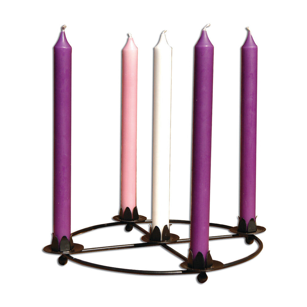 Wrought Iron Advent Rings For 1" Candles