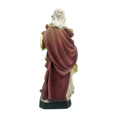Wood Sculpture Saint Matilda, Queen and Founder, Val Gardena