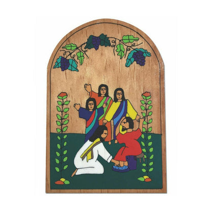 8" Washing of Feet Plaque