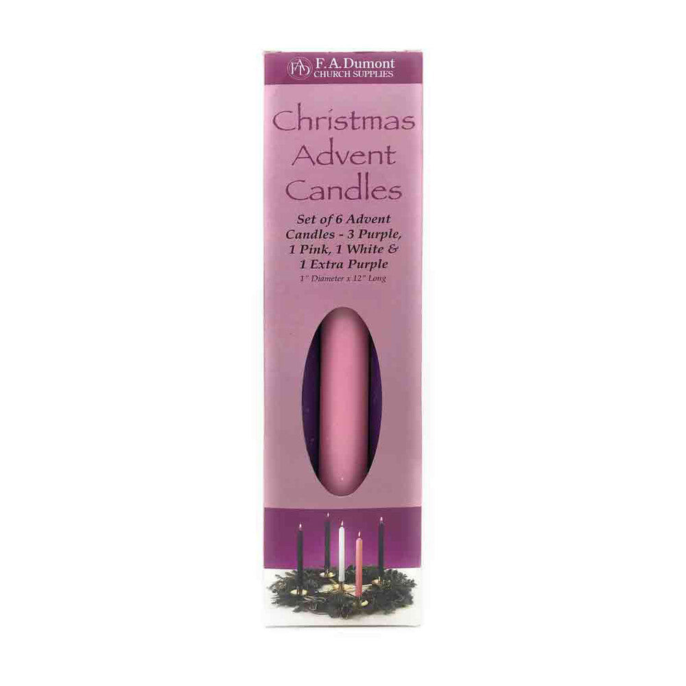 1" x 12" Advent Candles