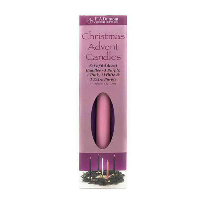 1" x 12" Advent Candles