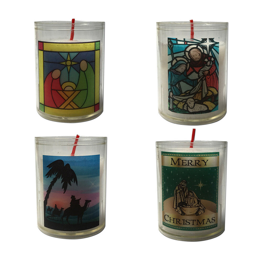24 Hour Christmas Votive Lights