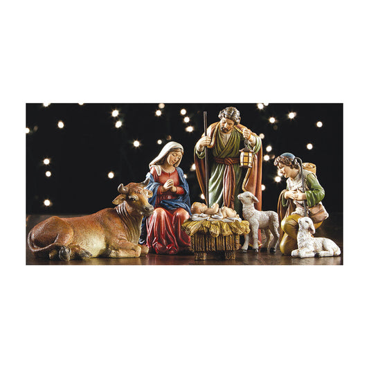 5” Scale 6 Piece Michael Adams Nativity Set