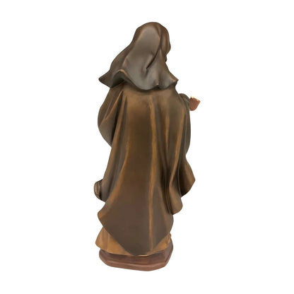 Sculpture of Saint Louise de Marillac in Val Gardena Wood