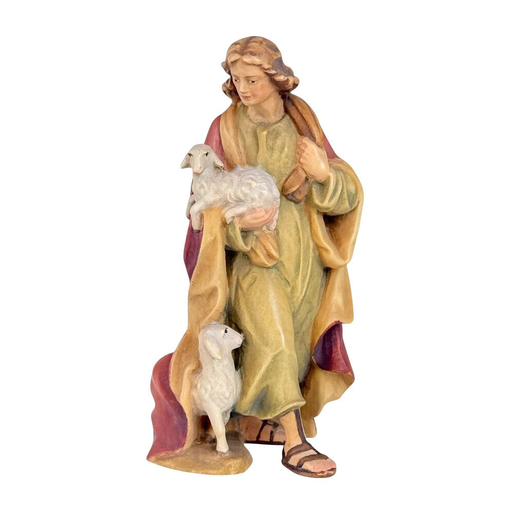 Pastor with Lamb - Maple Wood