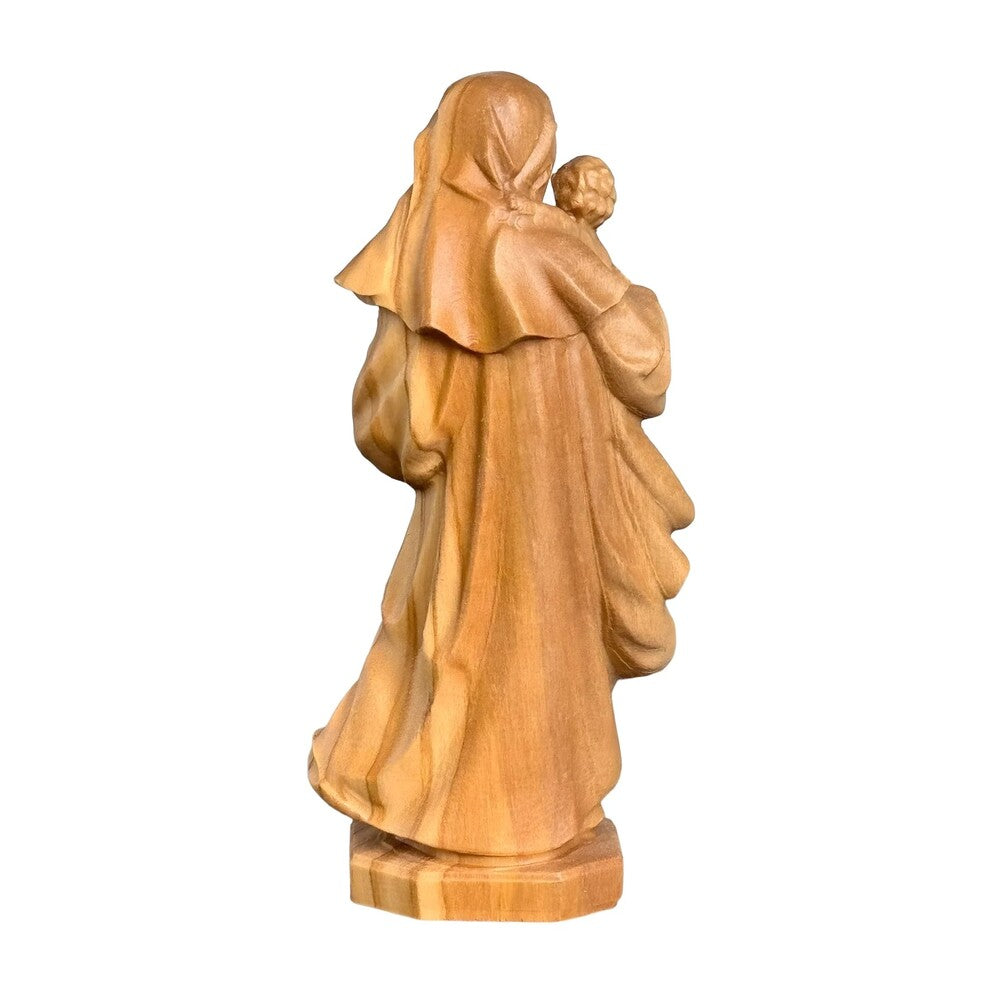 Statue Our Lady of Reverence carved in Val Gardena Wood