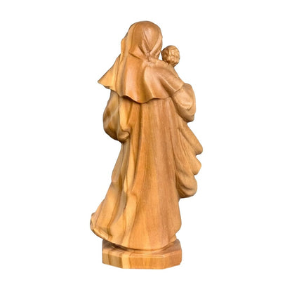 Statue Our Lady of Reverence carved in Val Gardena Wood