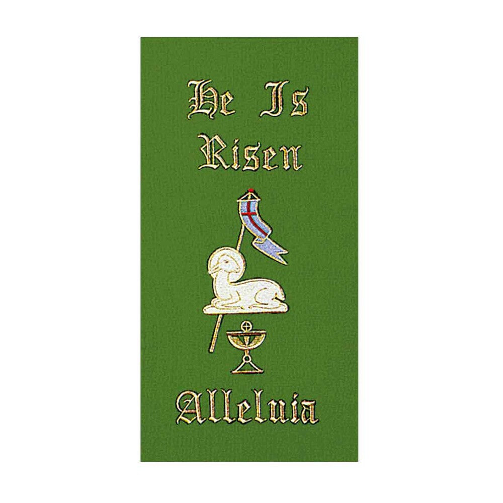 He is Risen Embroidered Banner - Lectern Hanging