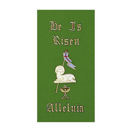 He is Risen Embroidered Banner - Lectern Hanging
